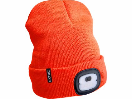 43455 | Čiapka s čelovým svetlom oranžová
