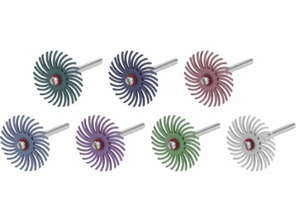 8803762 | Nylon-Polierscheiben 25 mm, Set mit 52 Stück