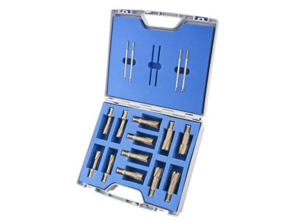 201902  | Hartmetall-bestückte Kernbohrer HARD-LINE 40 SET PROFI, WELDON 14,18, 22 mm, Set 12 Stück