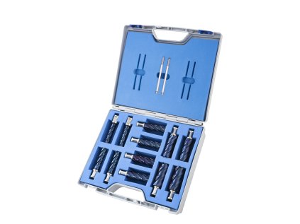 201956  | Kernbohrer BLUE-DRILL-LINE 55 SET PROFI PLUS, WELDON 14, 16, 18, 20, 22, 26 mm, Set 12 Stck