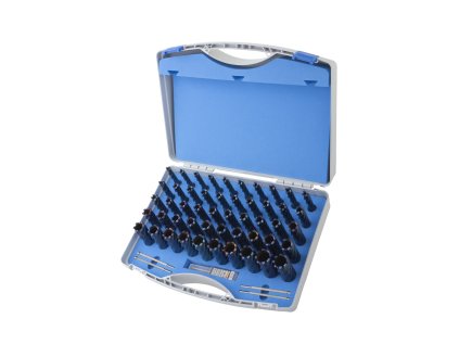 201957  | Kernbohrer BLUE-DRILL LINE 55 SET DELUXE PLUS, WELDON 12-32 mm, Set 50 Stück