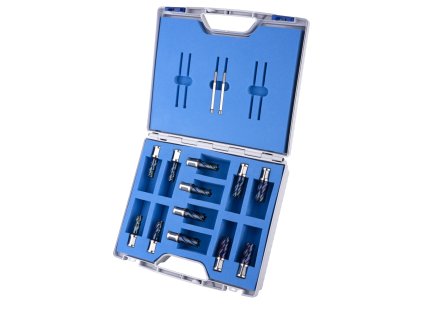 201945  | Kernbohrer BLUE-LINE PRO 30 SET PROFI , WELDON 12, 14, 16, 18 mm, Set 12 Stück