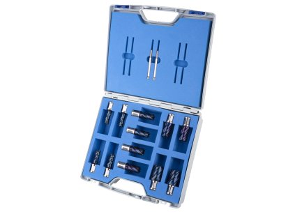 201946  | Kernbohrer BLUE-LINE PRO 30 SET PROFI PLUS, WELDON 12, 14, 16, 18, 20, 26 mm, Set 12 Stück