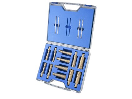 201906  | Kernbohrer HARD-LINE SET 55 PROFI, WELDON 14, 18, 22, 26 mm, Set 12 Stück