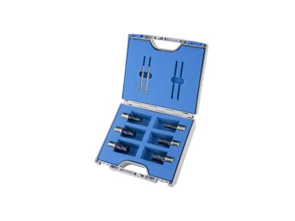 201964  | Kernbohrer BLUE-DRILL LINE 40 SET BASIC, FEIN QUICK-IN 14, 18, 22 mm, Set 6 Stck