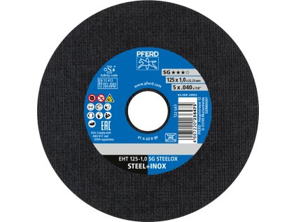 61341112 | Rezný kotúč 125 x 1,0 x 22,23 mm, SG STEELOX
