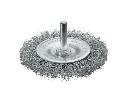 410133 | DIY-Rundbürsten DSRB mit 6 x 27 mm Schaft Drm 75 x 8 mm Stahldraht STA gewellt 0.35 mm
