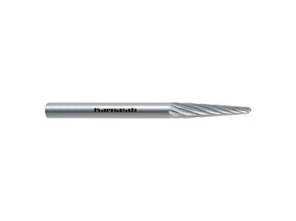 113085010 | L (KEL) - Rundkegel Frässtift HP-7 3,0x14x3-38/8°mm, unbeschichtet