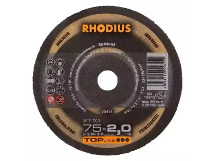 83100 206804 rezny kotouc 75 x 2 0 x 10 00 mm xt10 mini