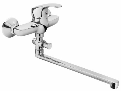 83110 | Vodovodná batéria nástenná jadrová rozostup 100 mm, rovné rameno 300 mm