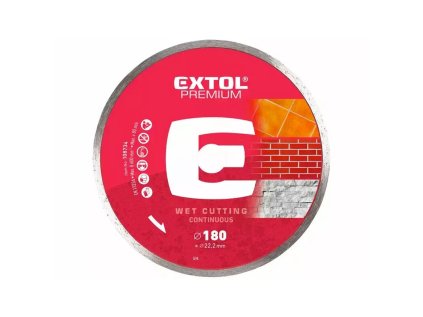 108734 | Diamanttrennscheibe, massiv, für Nassschneiden 180x5,0x2,4x22,23 mm