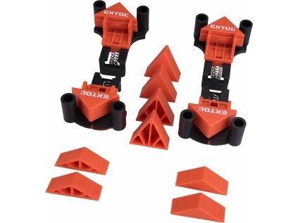 8815440 | Svorky rohové rýchloupínacie strunové, 4ks, 60-90-120st, EXTOL PREMIUM