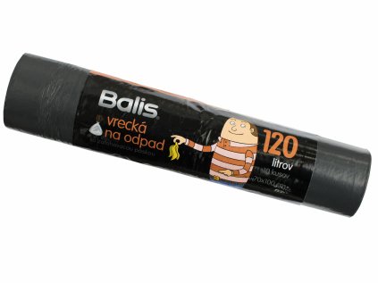 97003 | Vrecia na odpad zaťahovacie LDPE 30µm 120l 10ks