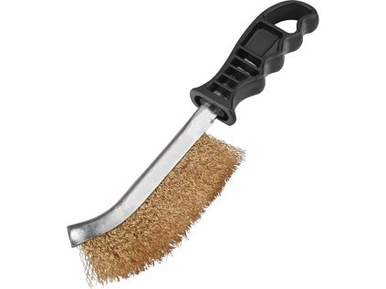960019 | Universelle Handbürste, Kunststoffgriff, 1-reihig, Messingdraht gewellt 0,3 mm