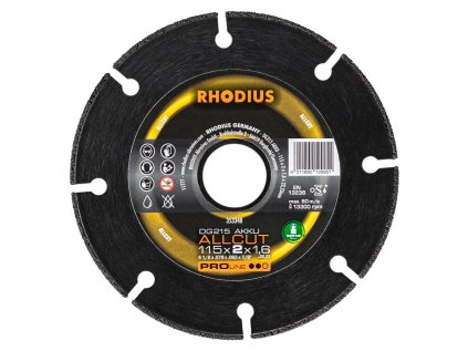 353348 | Diamanttrennscheibe DG215 AKKU ALLCUT PRO 115 x 2,0 x 1,6 x 22,23 mm, universal