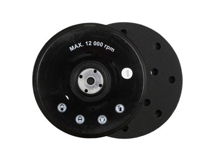 307059 |  Stützteller mit Klettverschluss RH15 V 150 mm, M8 (5/16) mit Löchern, mittel