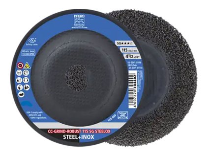64195115 | Brúsny kotúč 115 x 22,23 mm, CC-GRIND-ROBUST SG STEELOX