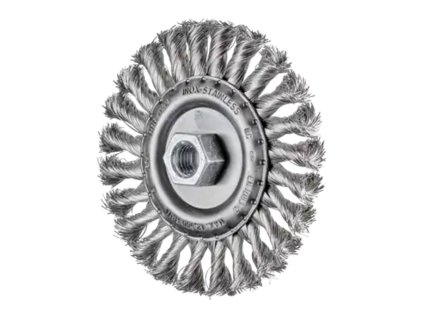 43312004 |  Rundbürste gezopft Edelstahldraht (INOX) POS RBG 11512/M14 INOX 0,35