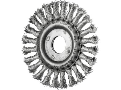 43302124 |  Rundbürste gezopft Edelstahldraht (INOX) RBG 11512/22,2 INOX 0,50