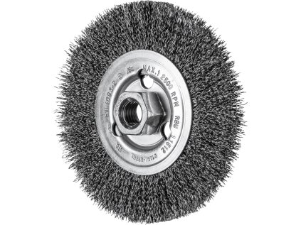43502201 | Rundbürste ungezopft, Stahldraht gewellt POS RBU 11512/M14 ST 0,30