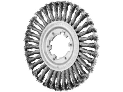 43310015 | Rundbürste gezopft stationär RBG, Stahldraht 20016/50,8 ST 0,50