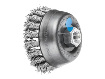 43306035 |  Topfbürste Edelstahldraht gezopft POS TBG  80/M14 INOX 0,50