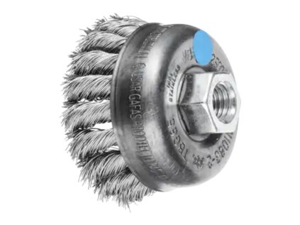 43305003 |  Topfbürste Edelstahldraht gezopft POS TBG 65/M14 INOX 0,35