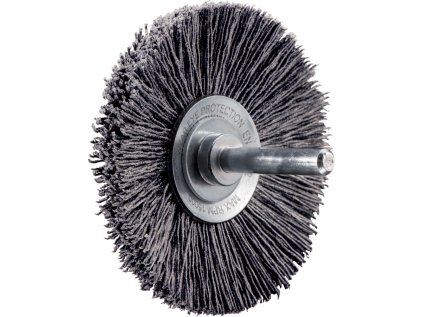 43220080 |  Kegelbürste ungezopft mit rückwärtigem Schaft KBU, Schleifborsten SiC gewellt 7010/6 SiC 120 0,55 RS