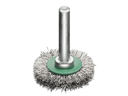 413342 | Rundbürste SRB mit 6 x 30 mm Schaft Drm 30 x 6 mm Stahldraht rostfrei ROF gewellt 0.20 mm