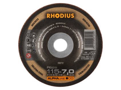 208734 | Brúsny kotúč RS28 ALPHAline / 180x7,0x22,23