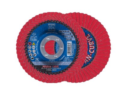 67689036 | Brúsny lamelový kotúč 115x22,2-M, CO60, CO SGP CURVE STEELOX