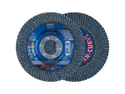 67689042 | Brúsny lamelový kotúč 115x22,2-L, Z40, Z SGP CURVE STEELOX