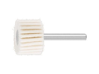 44383021 | Leštiaci filcový lamelový vejár so stopkou FLS priemer 30x20-6x40 mm, H (tvrdý)