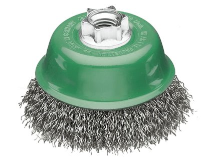 426367 | Topfbürste, Rostfreierdraht gewellt 100 x M14, 0,30