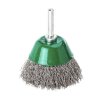 435362 | Flächenbürste mit Schaft 6 mm, 50x10 / 0,30 Stahldraht rostfrei gewellt