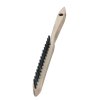 100011 | Handbürste 1 rhg. x 15 Stahldraht STA glatt 0.35 mm