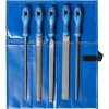 11800543 |  Werkstattfeilen-Set WR 5-tlg. in Rolltasche 250mm Hieb 3 für Feinbearbeitung, Schlichten