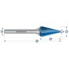 115090030 | M (SKM) - Spitzkegel Frässtift HP-2 6,0x25x6-50/14° mm, beschichtet