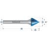 115100015 | J (KSJ) - Kegel Frässtift 60° HP-2 10,0x8x6-56 mm, beschichtet