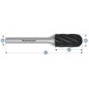 115025120 | C (WRC) -Hartmetall-Frässtift, Walzenrundform HP-7 16,0x25x6-70 mm, beschichtet