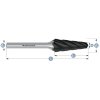 115085060 | L (KEL) - Rundkegel Frässtift HP-7 16,0x33x6-78/14°mm, beschichtet