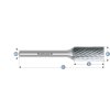 113017050 | B (ZYB) -Zylinder Frässtift mit Stirnverzahnung HP-1 6,0x18x6-50 mm, unbeschichtet