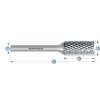 113014120 | B (ZYB) - Zylinder Frässtift mit Stirnverzahnung HP-6 16,0x25x8-70 mm, unbeschichtet