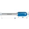 115024085 | C (WRC) -Hartmetall-Frässtift, Walzenrundform HP-6 10,0x20x6-65 mm, beschichtet