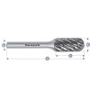 114043020 | C (WRC) - Hartmetall-Frässtift, Walzenrundform HP-8 10,0x20x6-65 mm, unbeschichtet