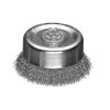 447277 | Topfbürste mit geradem Besatz, Stahldraht gewellt 125 x M14, 0,35