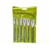 1170 | Flache Holzbohrer DIN 3126 10–25 mm, 6-kantiger Schaft 1/4″, 6er-Set, Kunststoffverpackung