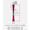 310841 | Einscheibenbürste, Schleiborsten 80x26 / SIC 120/0,6