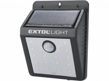 43130 | Svítilna LED solární s pohybovým senzorem 16xLED, 120 lm, IPX4, 0,144 kg
