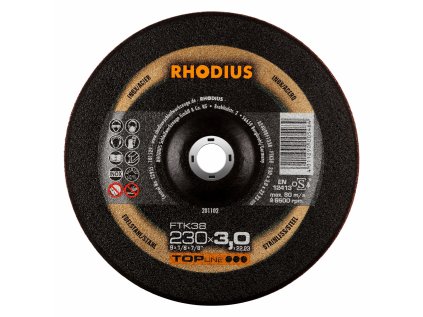 201102 | Řezný kotouč 230 x 3,0 x 22,23 mm, FTK38 vypouklý